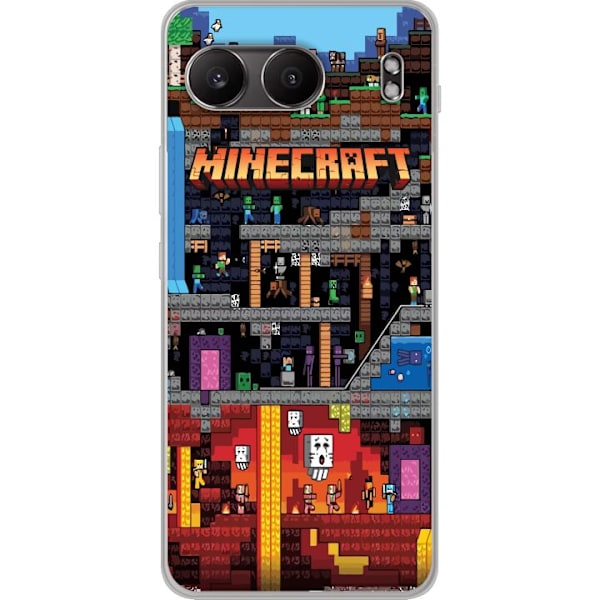 OnePlus Nord 4 Gennemsigtig cover Minecraft