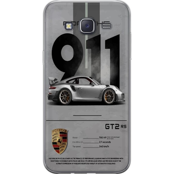 Samsung Galaxy J5 Genomskinligt Skal Porsche 911