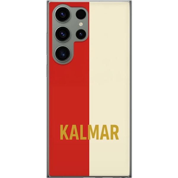 Samsung Galaxy S23 Ultra Läpinäkyvä kuori Kalmar - jalkapallo