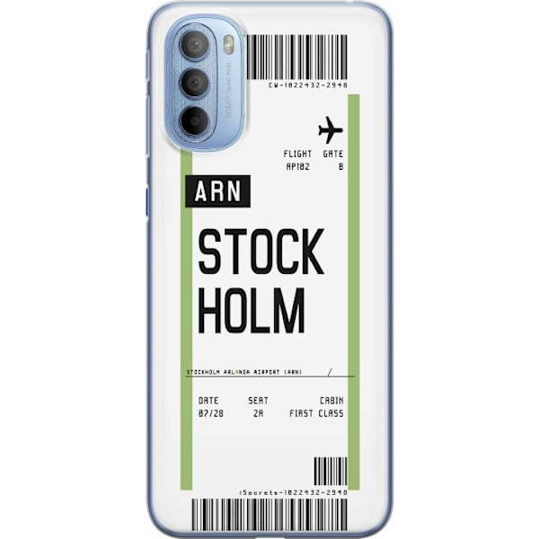 Motorola Moto G31 Gjennomsiktig deksel Stockholm