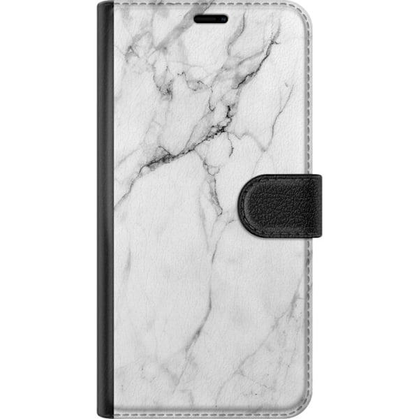 Samsung Galaxy A12 Tegnebogsetui Marmor