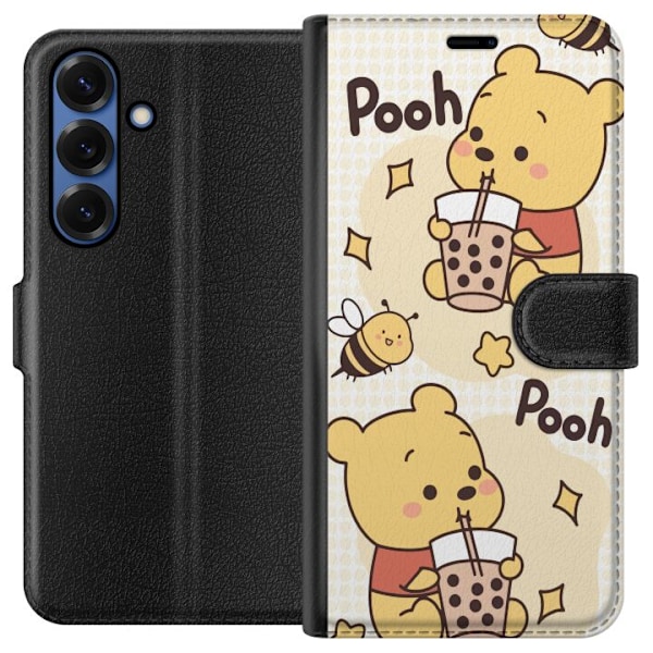 Samsung Galaxy S25+ Lompakkokotelo Nalle Pooh - klassinen karh