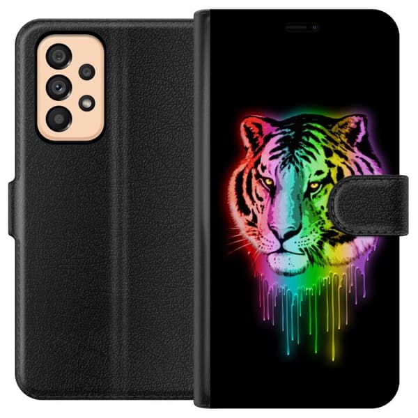 Kompatibelt Lommeboketui til Samsung Galaxy A53 5G Tiger