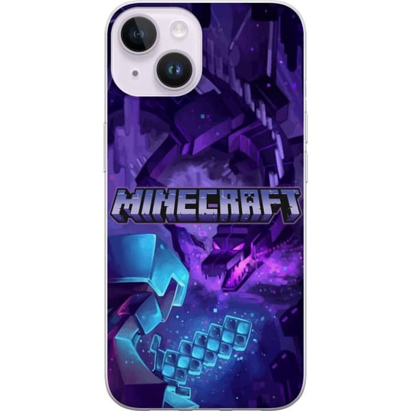 Kompatibelt Mobildeksel til Apple iPhone 14 Minecraft