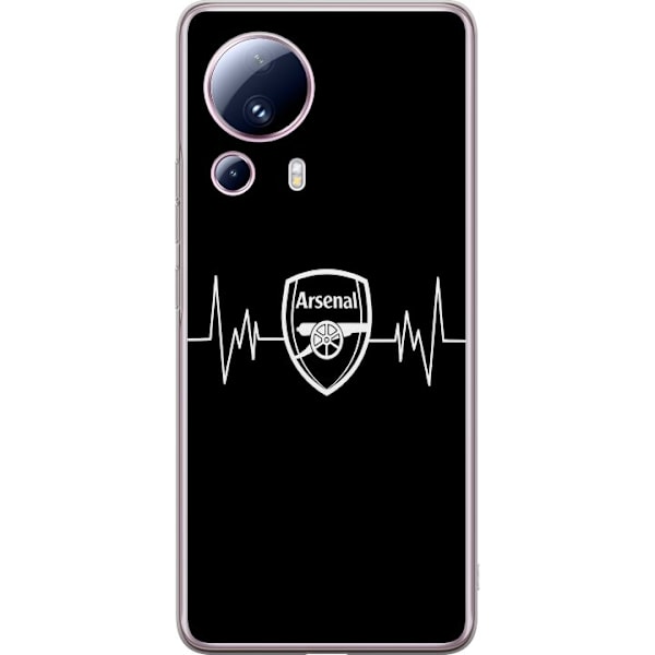 Xiaomi 13 Lite Gjennomsiktig deksel Arsenal