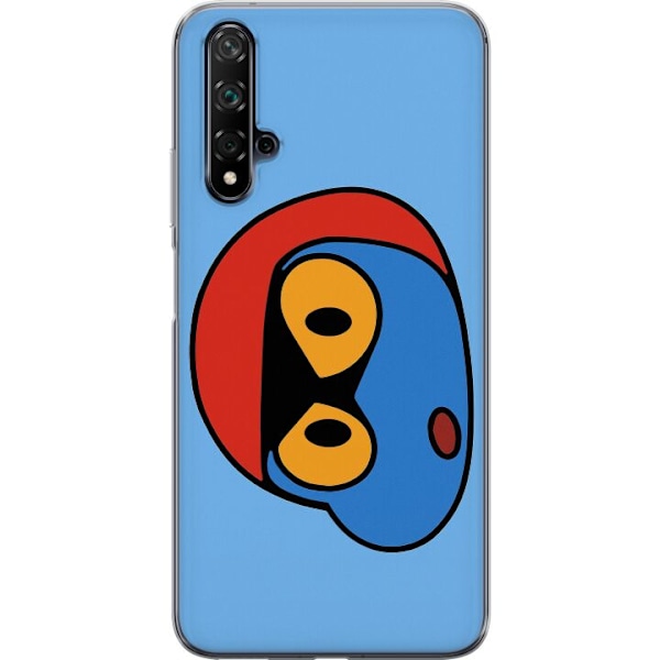 Huawei nova 5T Genomskinligt Skal Bold Bot Head