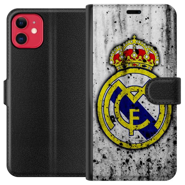 Kompatibel Tegnebogsetui til Apple iPhone 11 Real Madrid CF
