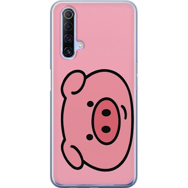 Realme X50 5G Gennemsigtig cover Kawaii Piggy