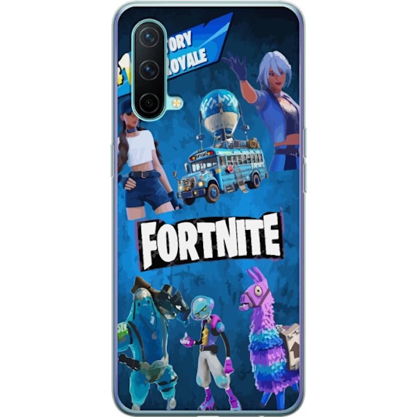 OnePlus Nord CE 5G Gennemsigtig cover Fortnite