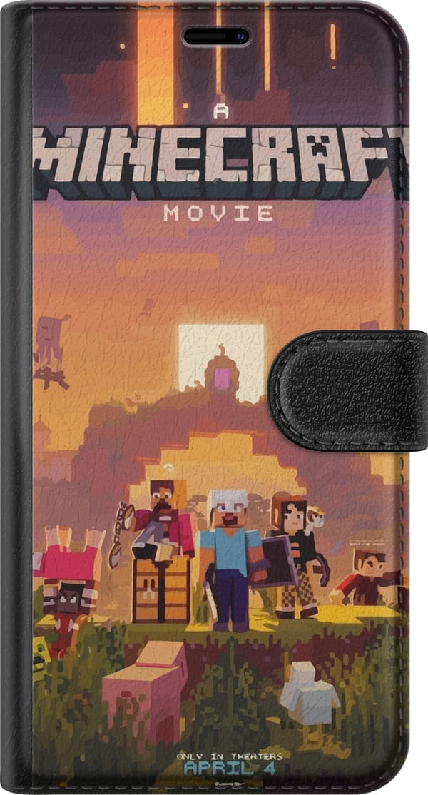 Kompatibelt Plånboksfodral till Samsung Galaxy S21 FE 5G Minecraft Pixel Game Bygg Block