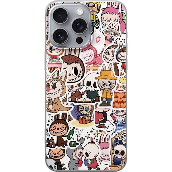 Apple iPhone 16 Pro Max Läpinäkyvä kuori Labubu All-Stars – POP MART Erikoispainos