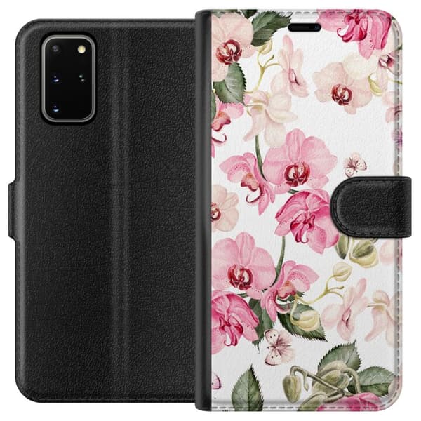 Yhteensopiva Lompakkokotelo Samsung Galaxy S20+ Kukat