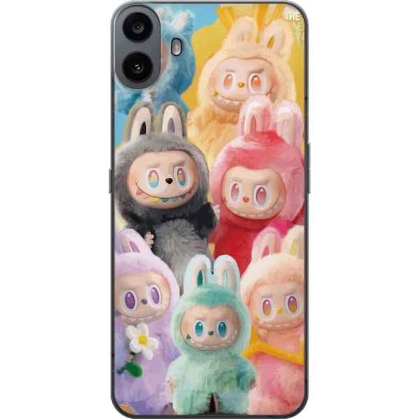 Nothing CMF Phone 1 Genomskinligt Skal Labubu Sketch Style –