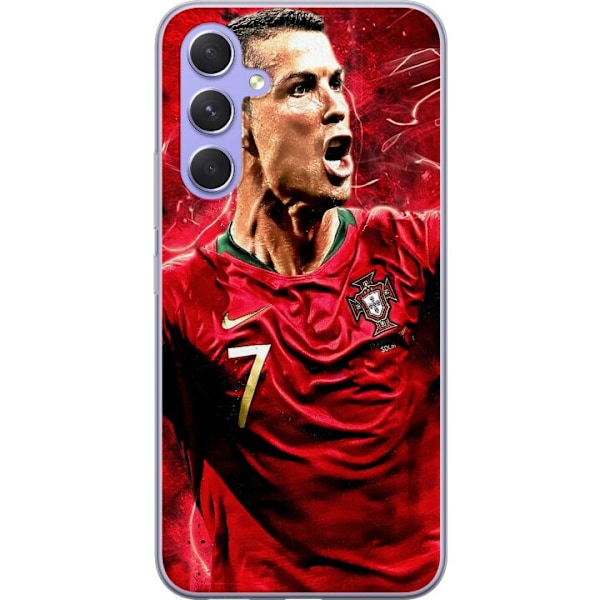 Samsung Galaxy A54 Genomskinligt Skal Ronaldo