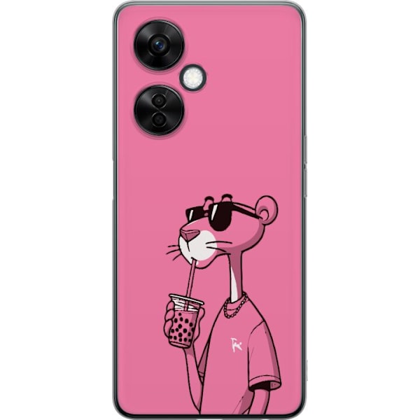 OnePlus Nord CE 3 Lite Gennemsigtig cover Pink Panther Drink