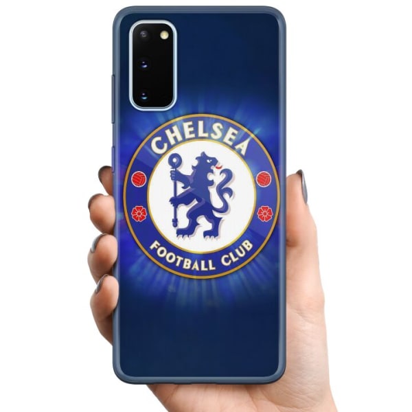 Samsung Galaxy S20 TPU Mobilcover Chelsea Fodbold