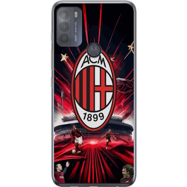 Motorola Moto G50 Genomskinligt Skal AC Milan