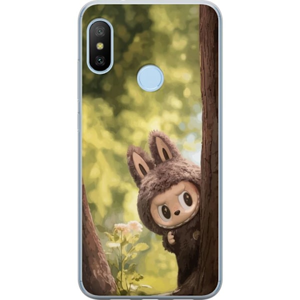 Xiaomi Mi A2 Lite Genomskinligt Skal Labubu Graffiti Vibes –