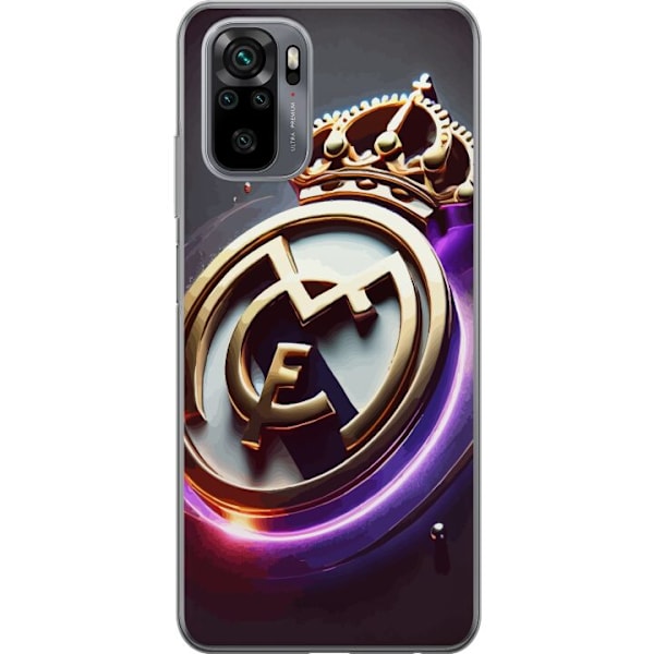 Xiaomi Redmi Note 10 Gennemsigtig cover Real Madrid CF