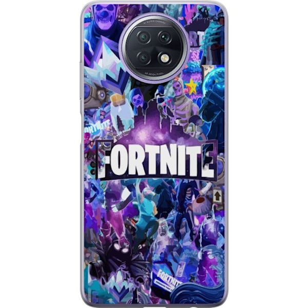 Xiaomi Redmi Note 9T Genomskinligt Skal Fortnite