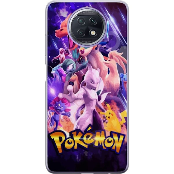 Xiaomi Redmi Note 9T Genomskinligt Skal Pokemon