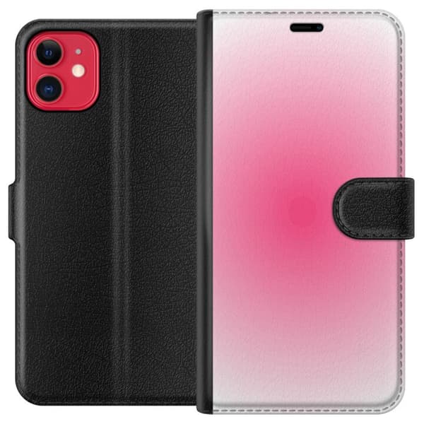 Kompatibel Tegnebogsetui til Apple iPhone 11 Rosa Sky