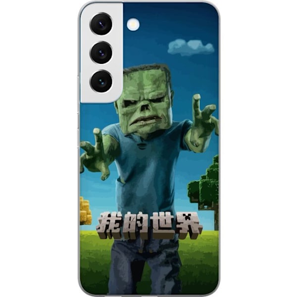 Samsung Galaxy S22+ 5G Läpinäkyvä kuori A Minecraft Movie