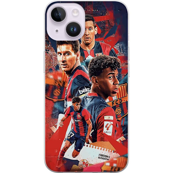 Apple iPhone 14 Gjennomsiktig deksel Yamal Lamine x Messi