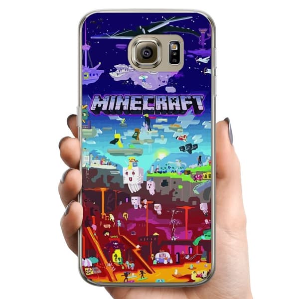 Kompatibelt Mobildeksel til Samsung Galaxy S6 MineCraft