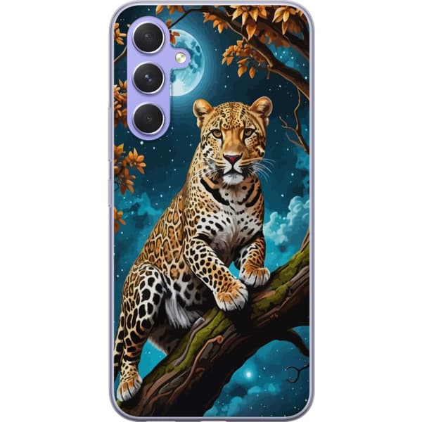Kompatibelt Mobildeksel til Samsung Galaxy A54 Leopard