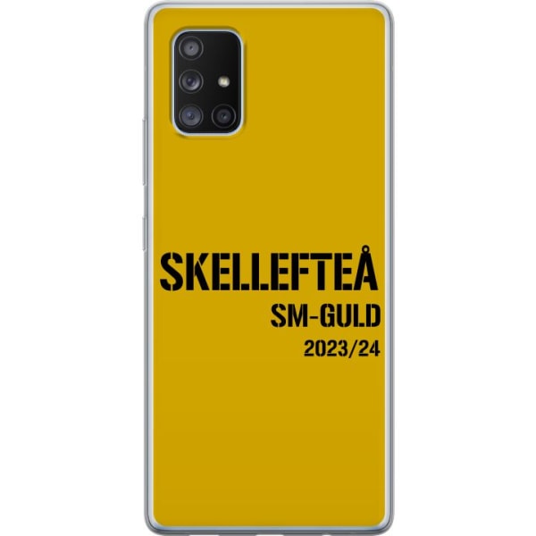 Samsung Galaxy A71 5G Läpinäkyvä kuori Skellefteå SM KULTA