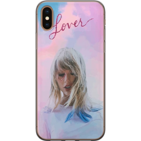 Apple iPhone XS Läpinäkyvä kuori Taylor Swift - Lover