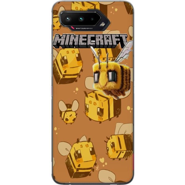 Asus ROG Phone 5 Läpinäkyvä kuori Minecraft Bi