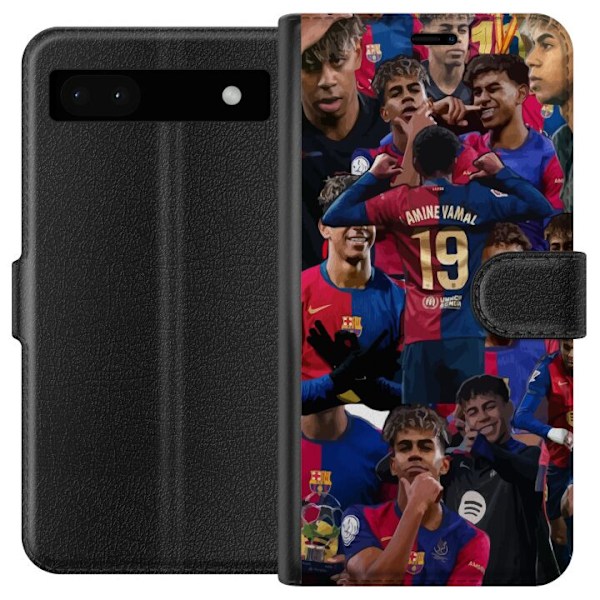 Google Pixel 6a Lompakkokotelo Lamine Yamal mobiilikotelo jalkapallofaneille