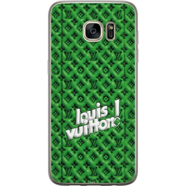 Kompatibelt Mobildeksel til Samsung Galaxy S7 edge Inspirert grønt monogram med logo grønn