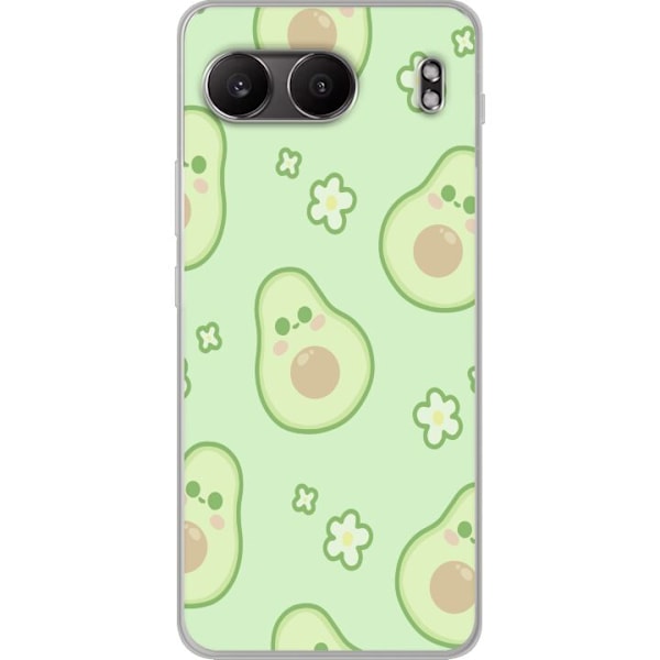 OnePlus Nord 4 Gennemsigtig cover Avocado Sød