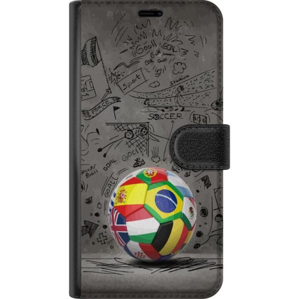 Apple iPhone 8 Plånboksfodral Fotboll Världen