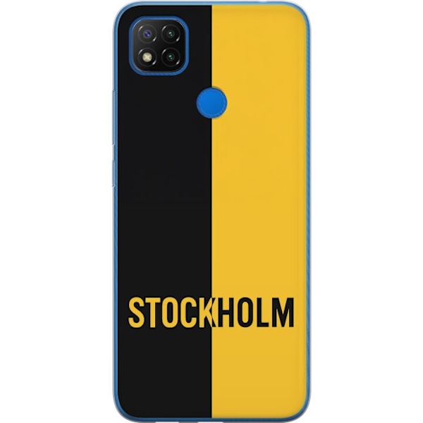 Xiaomi Redmi 9C NFC Läpinäkyvä kuori Stockholm – jalkapallo