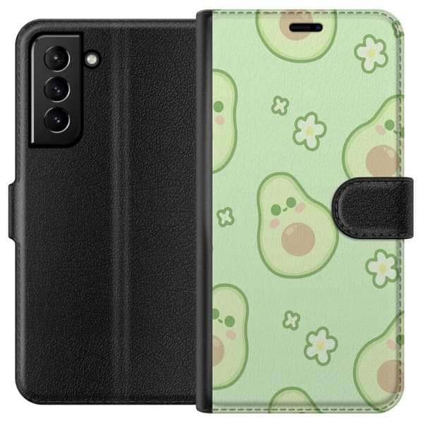 Kompatibel Tegnebogsetui til Samsung Galaxy S21+ 5G Avocado Sød