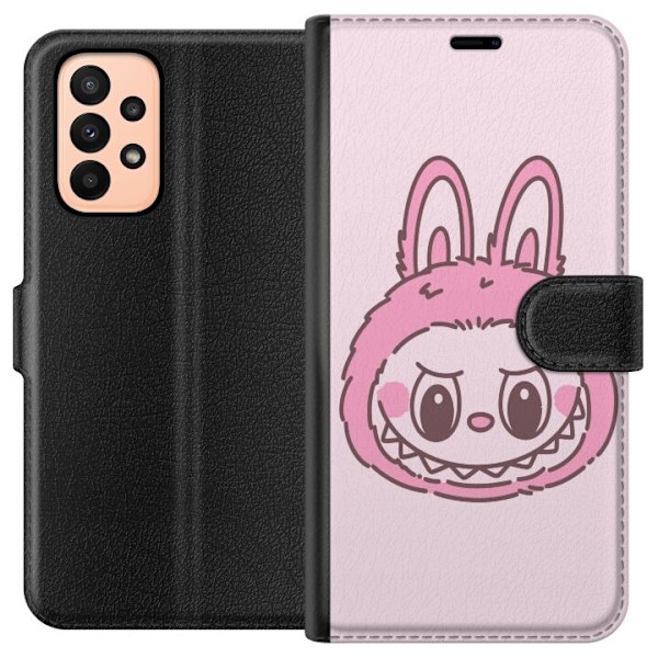 Samsung Galaxy A23 Tegnebogsetui Labubu Dyrekreds Bunny Udgave