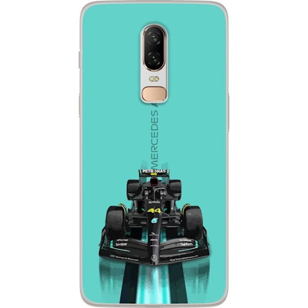 OnePlus 6 Gjennomsiktig deksel Mercedes F1