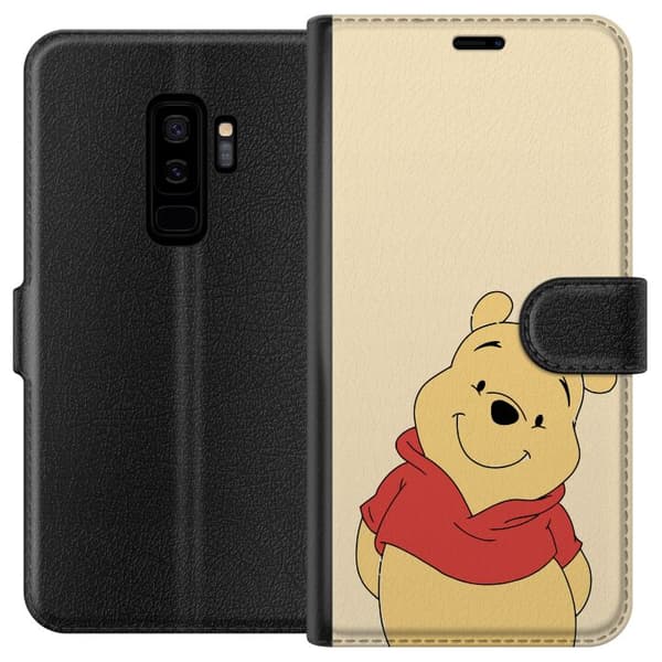 Kompatibel Tegnebogsetui til Samsung Galaxy S9+ Nalle Puh