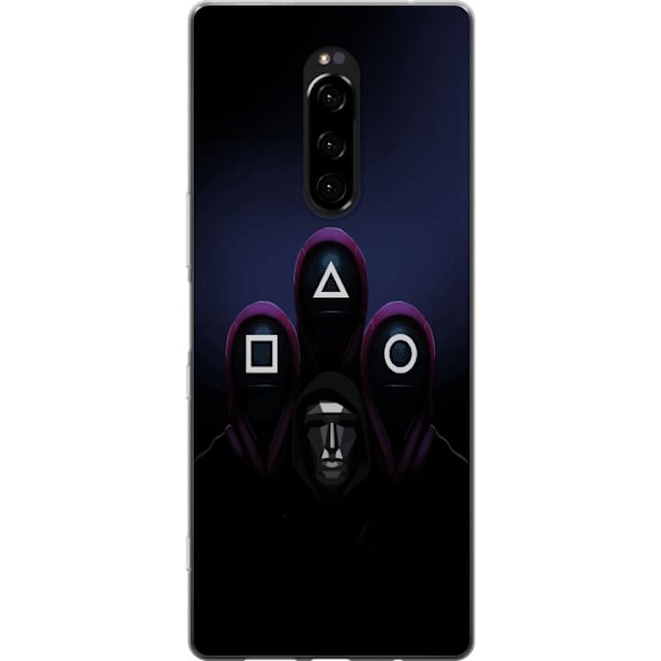 Sony Xperia 1 Genomskinligt Skal Squid Game 2 - Huvuden