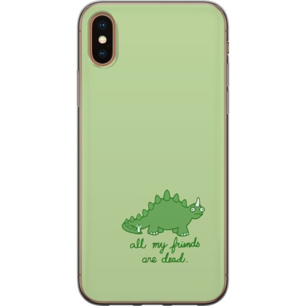 Apple iPhone X Cover / Mobilcover - Dinosaurer