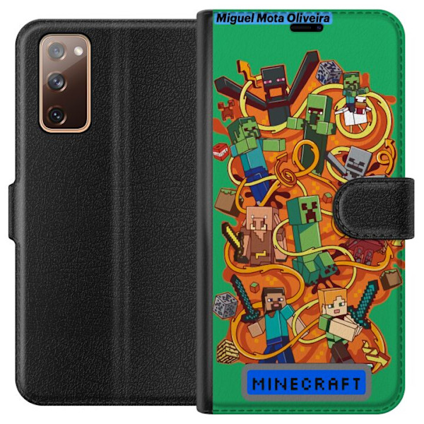 Samsung Galaxy S20 FE Plånboksfodral Minecraft