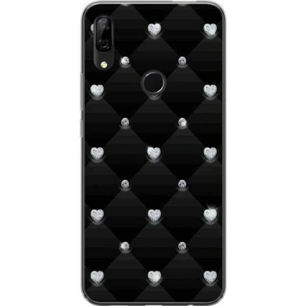 Huawei P Smart Z Cover / Mobilcover - Bling Hjerte