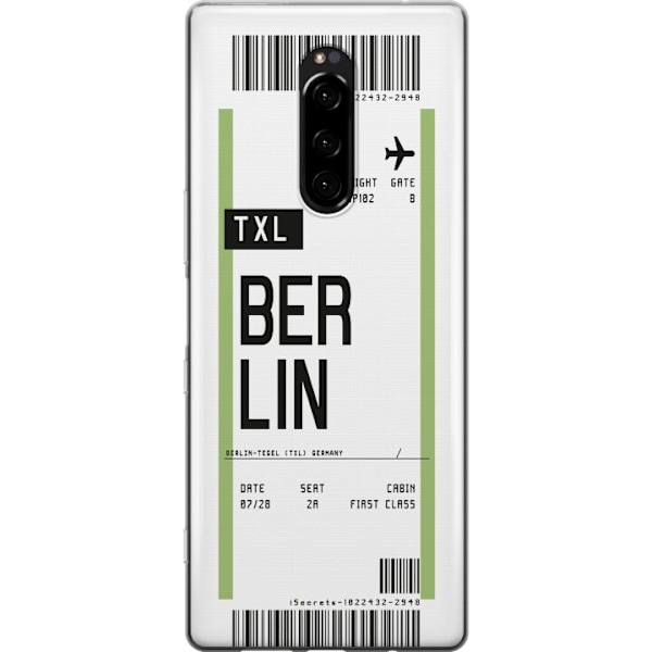 Sony Xperia 1 Genomskinligt Skal Berlin