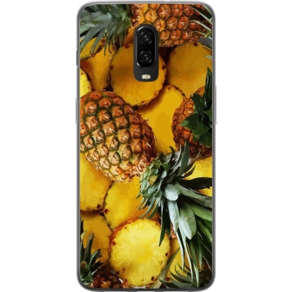 OnePlus 6T Gennemsigtig cover Tropisk Frugt