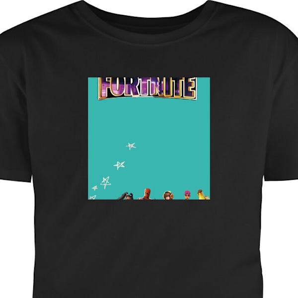 T-shirt til Voksen | Klassisk Voksen T-shirt Fortnite sort S