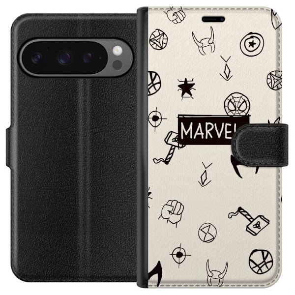 Google Pixel 9 Pro XL Lommeboketui Marvel